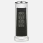 Kasaplus Voltomat 1400W Termostatlı Seramik Fanlı Kule Tipi Isıtıcı Beyaz - Siyah Plastik