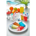 Kaşbaşı Home 10x14 Cm Sağlıklı Dondurma Yapma Kalıbı | 4'lü Dondurma Ve Meybuz Kalıbı Çok Renkli
