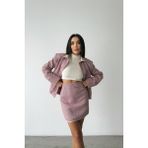 Kaşe Kısa Etek - Pembe