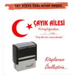 Kaşem Atatürk Temalı Kişiye Özel Kitap Mühürü Kitap Kaşesi C61