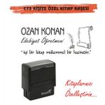 Kaşem Öğretmenlere ve Kişiye Özel Kitap Mührü Kitap Kaşesi C73