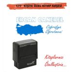 Kaşem Öğretmenlere ve Kişiye Özel Kitap Mühürü Kitap Kaşesi C77