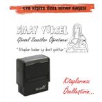 Kaşem Öğretmenlere ve Kişiye Özel Kitap Mühürü Kitap Kaşesi C78