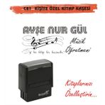 Kaşem Öğretmenlere ve Kişiye Özel Kitap Mühürü Kitap Kaşesi C81