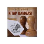 kaşematik K 165 Ağaç Bisiklet Ve Balıklar Kitap Mührü
