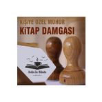 kaşematik K 466 Açık Kitap Kahve Keyfi Mühür Tasarımı