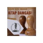 kaşematik K371 Fincanda Kaktüs Ve Kitap Mühür Tasarımı