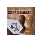 kaşematik K432 Eyfel Kulesi Piyano Ve Kuşlar Kitap Kaşesi Tasarımı