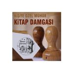 kaşematik K44 Ağacın Altında Oturan Kadın Kitap Mührü