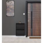 Kaser Metal 2 Li Metal Ayakkabılık Siyah