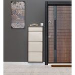 Kaser Metal 3'Lü Ekstra Metal Ayakkabılık (548177881) Kahverengi