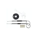 Kasey Fiat Doblo 2006-20010 Arası Ön Sol Kapı Uyumlu Cam Kriko Teli ve Tamir Seti Takımı Kiti