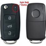 Kasey Seat Leon Ibiza Toledo Altea Uyumlu Uds Anahtar Kabı Kumanda Kabı Oto Anahtarlık Pimli Logolu