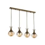 Kasım Modern Avize E27 48w 70x13cm Metal Eskitme Avonni-av-1766-4ey Kaplama