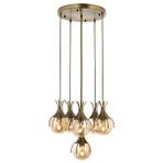 Kasım Modern Avize E27 72w 50cm Metal Eskitme Avonni-av-1766-6et Kaplama