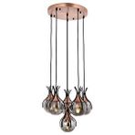 Kasım Modern Avize E27 72w 50cm Metal Siyah Avonni-av-1766-6t-bsy Boyalı