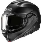 Kask Hjc F100 Kask Semı Flat Siyah 180 Derece Çene Açılır - XL - Mat Siyah