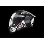 Kask Mt Atom 2 Strange B2 Çene Açılır Siyah/Beyaz