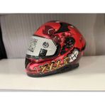 Kask Shıro Katana Sv Psyco Turuncu/bordo - M