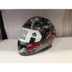 Kask Shıro Katana Sv Samurai Kırmızı/siyah