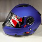 Kask Shıro Sh-508 Mat Mavı Cene Acılır