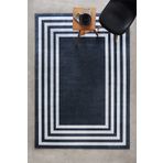 Kaşmir Halı 210.03.03.4151 Sare By Frame Black Yıkanabilir Taban 80x150 cm Halı