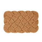 Kaşmir Halı Natural Coco Örgü 45x75 cm Paspas