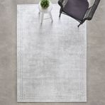 Kaşmir Halı Sare Bordure Beige Yıkanabilir Kaymaz Taban 160x230 cm Halı