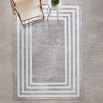 Kaşmir Halı Sare By Frame Beige Yıkanabilir Kaymaz Taban 100x200 cm Halı