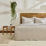 Kaşmir Home Amelia Tek Kişilik Yatak Örtüsü Takımı Gri - 170 x 240 cm