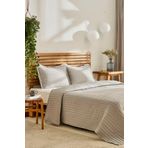 Kaşmir Home Amelia Tek Kişilik Yatak Örtüsü Takımı Gri