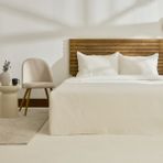 Kaşmir Home Arven Çift Kişilik Yatak Örtüsü Takımı Krem - 230 x 240 cm