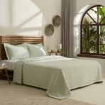 Kaşmir Home Balance Çift Kişilik Yatak Örtüsü Takımı Çağla - Çağla Yeşili - 240 x 250 cm