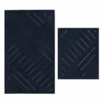 Kaşmir Home Bergen Pamuk Antrasit 2'li 60x100-50x60 cm Banyo Paspası