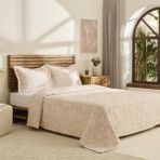 Kaşmir Home Eternal Çift Kişilik Yatak Örtüsü Takımı Rose - Pembe - 240 x 250 cm