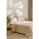 Kaşmir Home Fancy %100 Pamuk Çift Kişilik Nevresim Takımı Bej