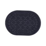 Kaşmir Home Tormod Oval Antrasit 60x90 cm Banyo Paspası
