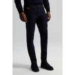 Kaşmir Karışım Kışlık Lacivert Denim Pantolon - Navy - 36