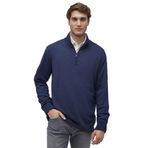 Kaşmir Karışımlı Yarı Fermuarlı Lacivert Kazak Regular Fit/Normal Kesim 0710247-70497 Lacivert-70497 XXL