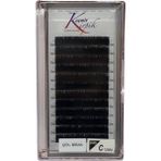 Kaşmir Kirpik Çek- Bırak C Kıvrım 0.05 mm 12 Numara Tek Boy Kirpik - Siyah