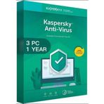 Kaspersky 3 Kullanıcılı 1 Yıllık Antivirüs