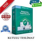 Kaspersky Total Security 2015 3 Kullanıcı 1 Yıl Güvenlik Yazılımı