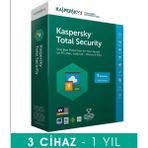 Kaspersky Total Security 2022 /2023 - 3 Cihaz - 1 Yıl Online Teslimat - Teknik Destek