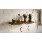 Kastamonu Entegre Tekli Duvar Rafı Ceviz 40 x 15 cm