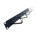 Kastap 1U 19'' kancalı yatay metal organizer, kablo düzenleyici