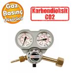 Kasweld 2104 Serisi Karbondioksit Co2 Gaz Basinc Dusurucu Cift Manometreli Tup Regulator Kaliteli