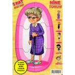 Kat Kat Nine Torun Puzzle 5 Kat (Ahşap Yap Boz) Oyuncak