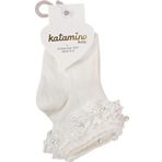 Katamino Teri Aks Bebek Çorabı 46206 Ekru 12-18 Ay