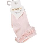 Katamino Teri Aks Bebek Çorabı 46206 Pembe 6-12 Ay