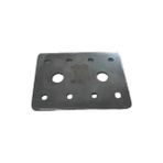 Katar Alüminyum Metal Düz Gönye Lama 2X60X80 mm - 2 x 60 x 80 mm